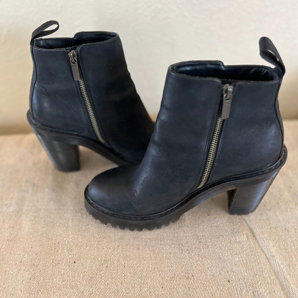 Dr. Martens Black Heeled Boots - Picture 8 of 13